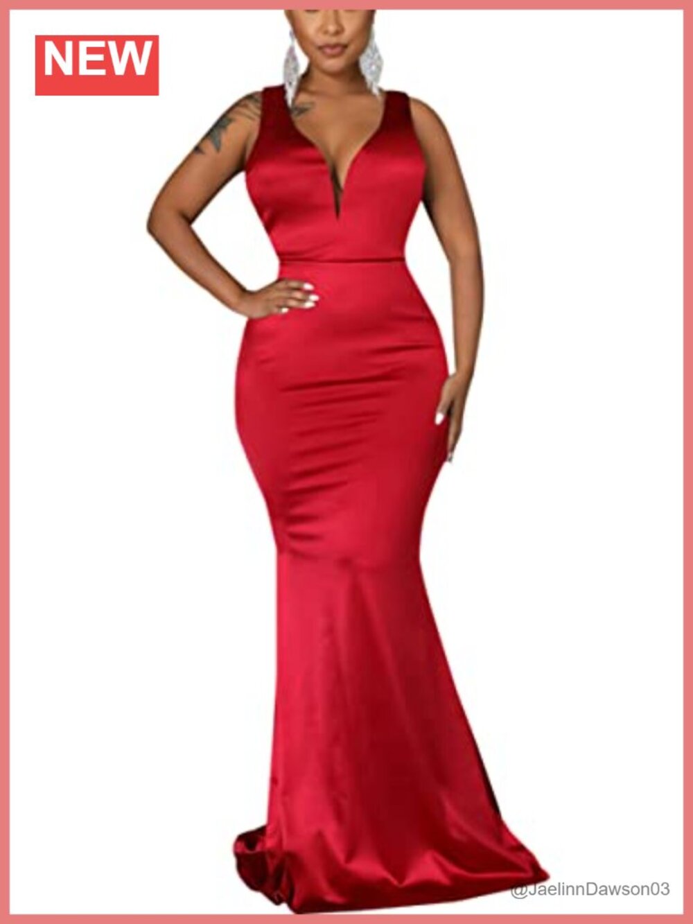 Off-Shoulder Mermaid Maxi Formal Wedding Guest Prom Dress